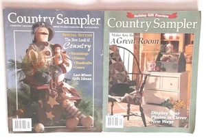 Country Sampler Magazines Flea Market Style (2) 1999 Jan Sept Ships From USA  - Picture 1 of 1