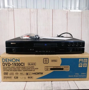 Denon DVD-1930CI 120V DVD A/V Super Audio CD Player W/Box - TESTED - No Remote - Picture 1 of 10
