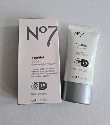 Boots No7 Youthful CC Cream FAIR 40ml Sealed BNIB Rare FREE FAST P&P  - Image 1 of 4
