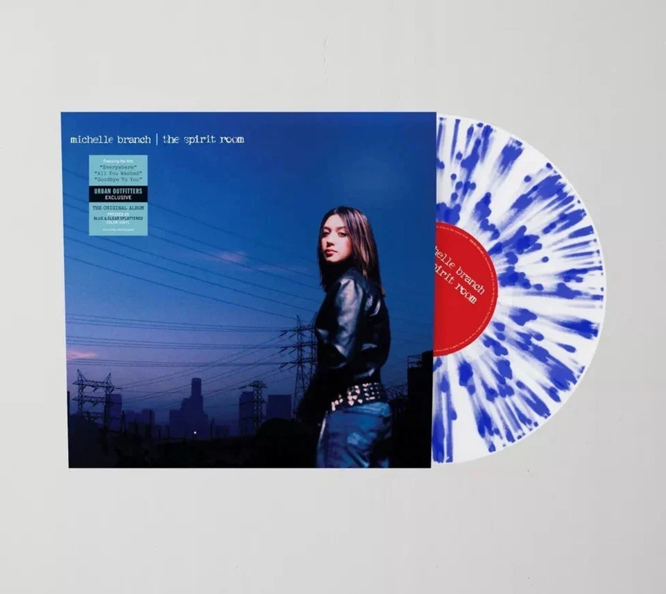 Michelle Branch The Spirit Room Blue Clear Splatter UO Vinyl New Damaged Sleeve - Image 1 of 1