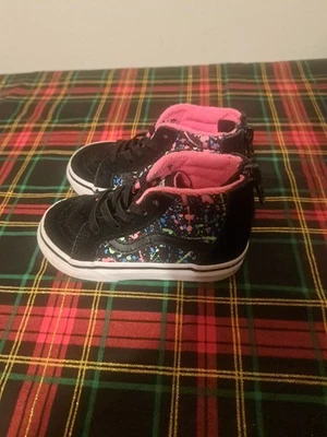 范斯女鞋 6 码油漆飞溅懒人鞋二手  — 第 1/4 张图片