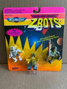 Micro Machines Z-Bots Robot Machines 3-Pk Warmig Homer Paragon Galoob 1993 MOC - Bild 1 von 2