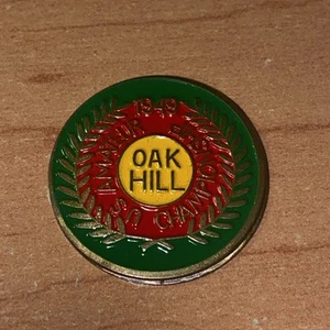 Marcatore per palline da golf Oak Hill Country Club ~ 1949 Stati Uniti Campione amatoriale. Marcatore a sfera - Foto 1 di 2