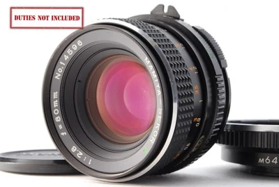 [Almost MINT] Mamiya Sekor C 80mm F/2.8 w/ Mount Adapter M645 1000S  From JAPAN - Image 1 of 4