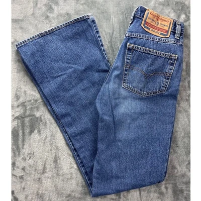Diesel Industry Bold Jeans Women's 27 Blue Flare Made in Italy 100% Cotton - Image 1 of 4