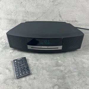 BOSE Wave Music System AM/FM/CD/Uhr/Wecker schwarz silber mit Fernbedienung - siehe Video - Bild 1 von 10