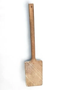 Wooden Shovel Bread Pizza Paddle Antique Paddle Board Country House 100cm - Picture 1 of 7