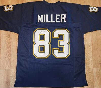 Camiseta firmada por Anthony Miller de los San Diego Chargers. Testigo JSA Foto 1 de 4