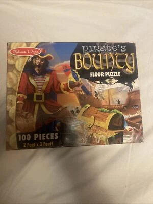 Melissa & Doug Pirates Bounty Floor Puzzle Brand 100 piece 2' x 3' - Image 1 of 3