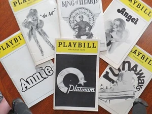 6 x 1978 Playbill programs: inc. Annie - Picture 1 of 3