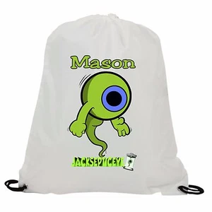 PERSONALISED JACK-SEPTIC- EYE SUBLIMATION GYM SWIMMING SCHOOL PE DRAWSTRING BAG - Picture 1 of 1