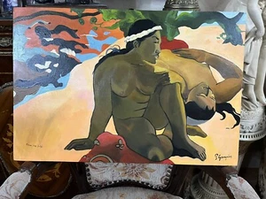 Paul Gauguin - Amazing Oil Canvas - Signed - Stamped - A1 - Picture 1 of 4