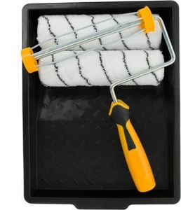 Coral Easy Coater Farbroller-Set mit Käfigrahmen & Mikrofaserroller 4-teiliges Set - Bild 1 von 11