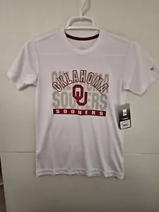 OKLAHOMA SOONERS Boomer Sooner T-SHIRT COLOSSEUM YOUTH Small NWT - Picture 1 of 2
