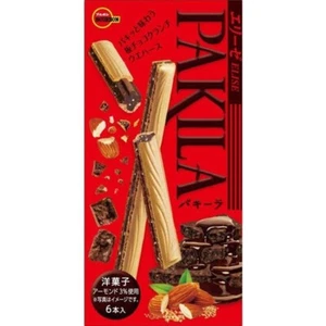 Bourbon Pakila japanese chocolate snack 6pcs 77g from Japan - Picture 1 of 3