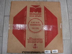 MUELLER INDUSTRIES D04100P Dehydrated Refrigeration Coil 1/4 "X OD.030" X 100ft. - Picture 1 of 4