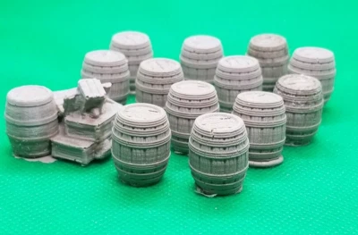 O/O27 Scale - Wooden Barrels / Kegs  - Scenery Accessories - Image 1 of 2