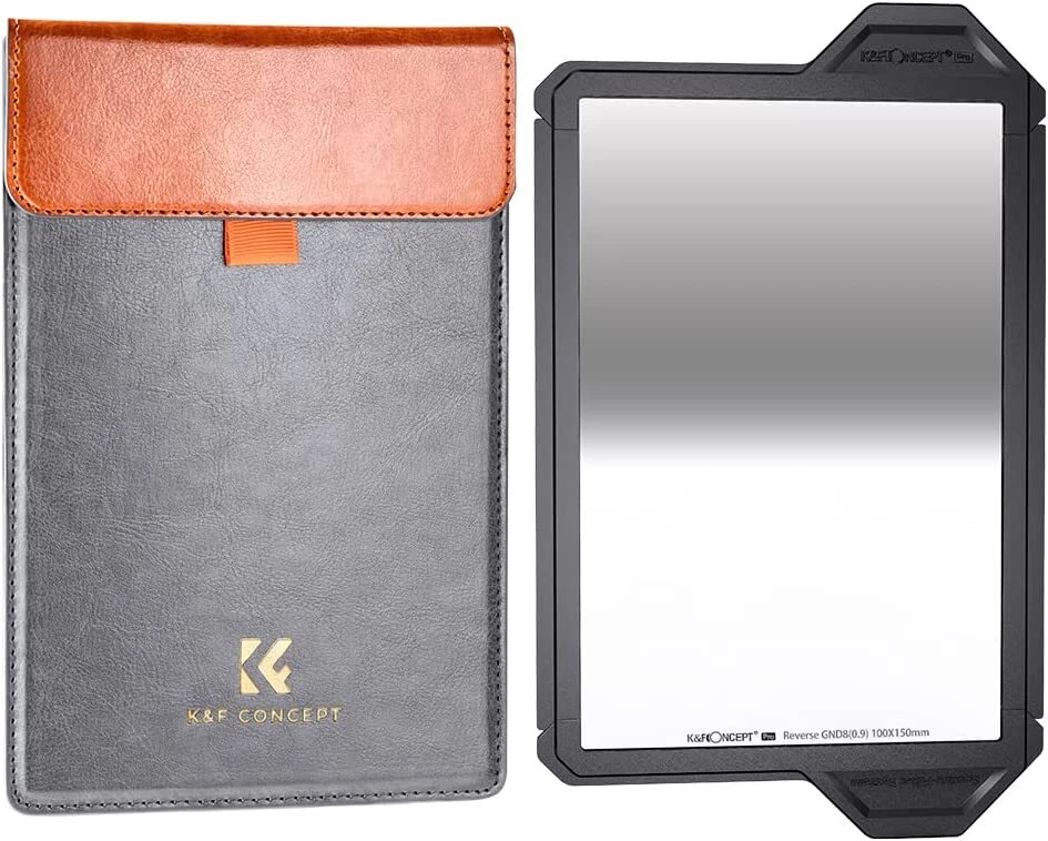 K&F Concept 100x150mm Hard GND8 ND Hard Graduated Neutral Density Lens Filter - Image 1 of 4
