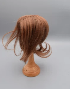 Puppenperücken - Echthaar Perücke für Künstlerpuppen Page lang rotbraun - Picture 1 of 4