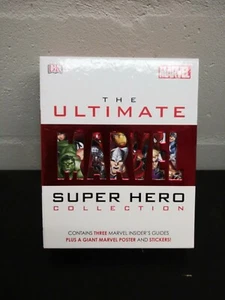 NEW Marvel Super Hero Collection Avengers Spiderman Iron Man Books Poster Sticke - Picture 1 of 8