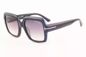 Tom Ford Kaya 1082 01B Sonnenbrille glänzend schwarz/grau Farbverlauf TF1082 01B 54mm - Bild 1 von 3