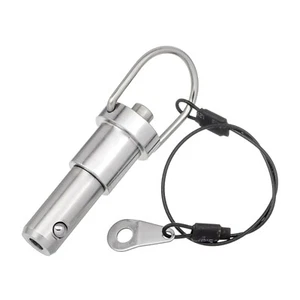 Stainless Steel 15mm Quick Release Ball Lock Pin 20mm Length Security Bolt - Picture 1 of 5