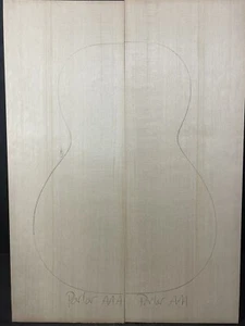 SALVAGED SITKA SPRUCE GUITAR TOP, AAA PARLOR 14" ECO-FRIENDLY TONEWOOD - Picture 1 of 4
