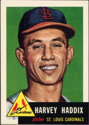 1991 Topps Archives 1953 St. Louis Cardinals #273 Harvey Haddix - Image 1 of 2