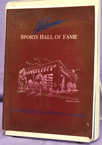 1992 Alabama Sports Hall of Fame Banquet and Induction Ceremony Program - Picture 1 of 1