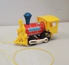 Vintage 1964 Fisher Price Toot Toot Train Pull Toy 643 Yellow Red Preschool