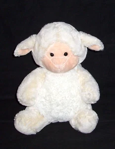 Bolsa de juguete de felpa de 12" Aurora Loveelea cordero oveja crema beige peluche suave - Imagen 1 de 2