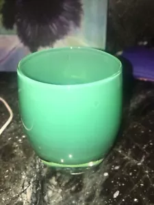 Glassybaby "Strength" Sea Green Hand Blown Votive Candle Holder - Picture 1 of 4