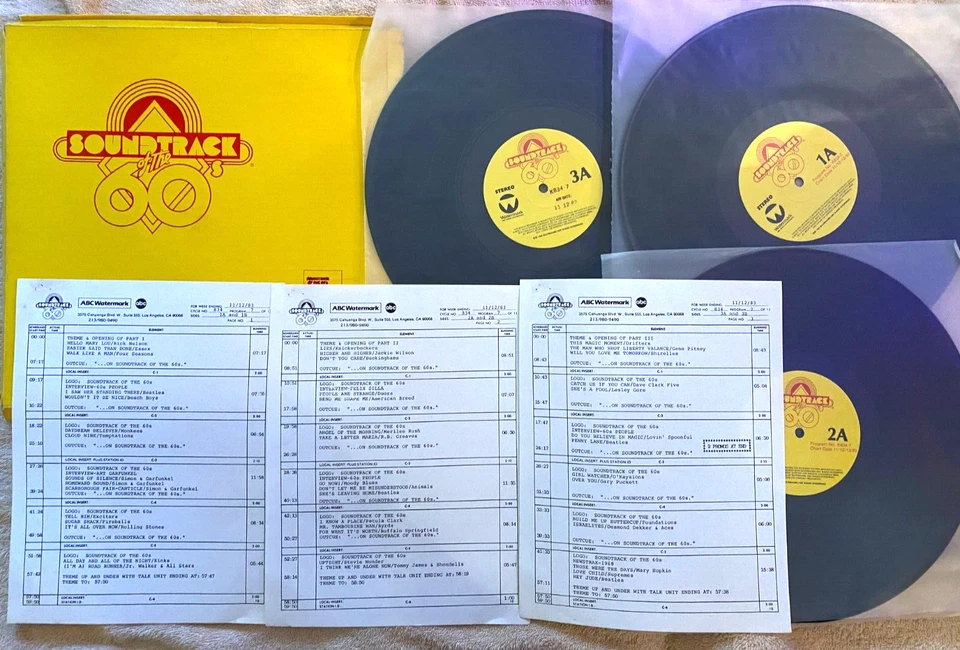 11/12/83 GARY OWENS 3 HR 60s SOUNDTRACK SIMON/GARFUNKEL SET &FEATURES/INTERVIEWS - Image 1 of 1