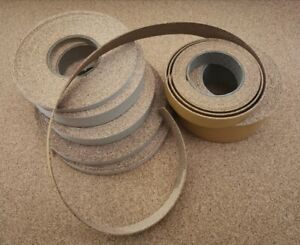 Adhesive Backed Model Scenic Cork Roll Strips 2mm thick x 5 m long Various Width