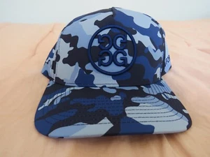 G/FORE “Camo Circle G’s” Ripstop Adj. Perf. Hat Ball Cap, NWT - Space Blue, $45 - Picture 1 of 14