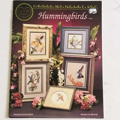 Cross My Heart HUMMINGBIRDS Counted Cross Stitch Designs by Melinda (1992) - Image 1 of 3