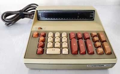 Victor 1900 Model 19-1461 16-DIGIT DISPLAY Desktop Calculator Tested Working - Image 1 of 4