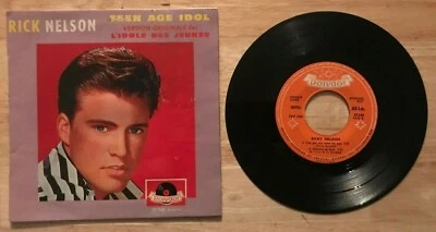 45 7" FRENCH EP RICKY NELSON TEENAGE IDOL - Image 1 of 2