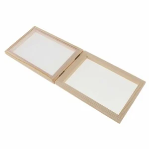 Cornice per fare carta Deckle tradizionale in legno per carta fai da te fatta a mano - Foto 1 di 14