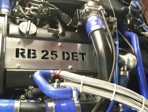 RB25DET R33/R34 GTT CUSTOM COIL PACK COVER/STAINLESS STEEL/NEO 6 - Picture 1 of 2