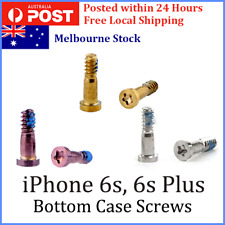 2x iPhone 6S, 6S Plus Bottom Case Pentalobe Screws - Silver, Gold, Rose Gold