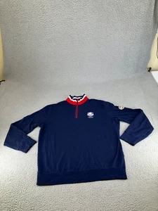 Polo Golf Ralph Lauren Shirt Men Large Blue Ryder Cup Whistling Straits PGA Logo - Picture 1 of 24