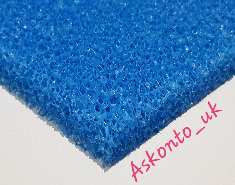 1 x DIY Course 10 PPI Foam Media Sheet for Pond and Aquarium Filters 12'' x 9''