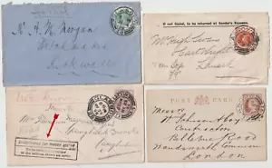 1898/1900 4x GLASGOW DIFF CDS & COMBINAZIONI FRANCOBOLLI PUBBLICITÀ 1 NON CONOSCIUTO - Foto 1 di 2
