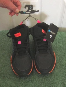 NEW W/TAG And1 Women's High-Top Basketball Sneakers Laces Black Pink Size 6 - Picture 1 of 4