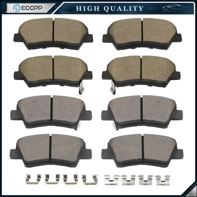 Pastilla de freno de disco de cerámica delantera trasera para Hyundai Elantra GT KIA Forte EX LX Koup EX Foto 1 de 4