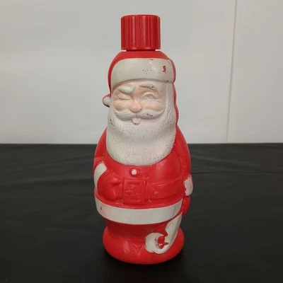 Vtg 1960's Colgate Palmolive Santa Claus "Soaky" Bubble Bath Toy (Empty) Bottle  - Image 1 of 4