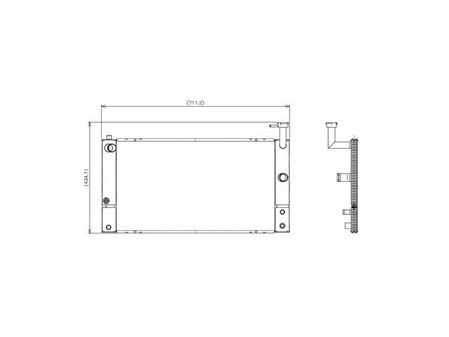 Radiador Denso 99161TRJM 2005 2007 2008 2006 para Toyota Prius 2004-2009 Foto 1 de 2