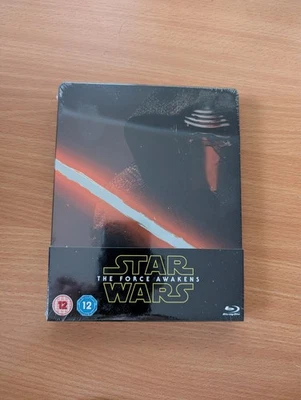 STAR WARS: EPISODE VII - THE FORCE AWAKENS (2015) BLU RAY STEELBOOK * NEW SEALED - Image 1 of 4