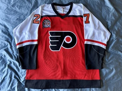 Camiseta Ron Hextall Philadelphia Flyers Mitchell & Ness Auténtica Talla 52 (XXL) Foto 1 de 4